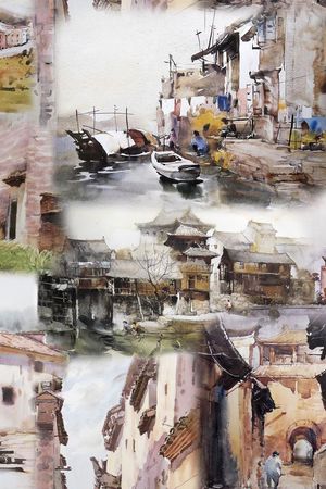 此华亿平台为1/2跳接印花华亿平台图片