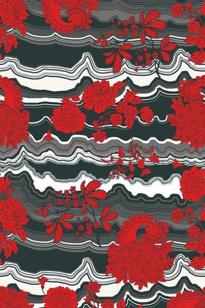 波西米亚印花华亿平台图片