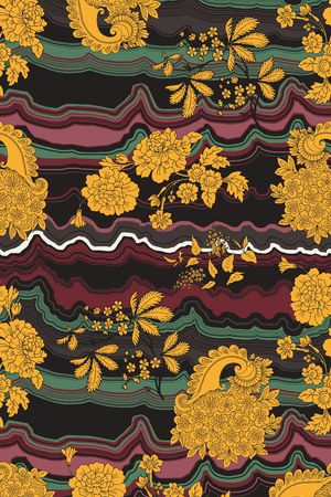 波西米亚印花华亿平台图片