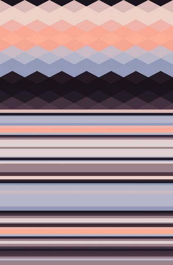 646473-条纹几何菱形