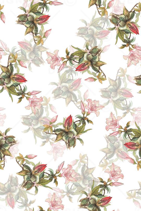 时尚抽象手绘中国风印花印花华亿平台图片