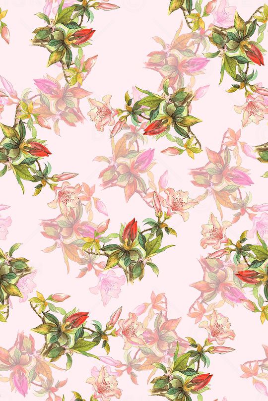 时尚抽象手绘中国风印花印花华亿平台图片