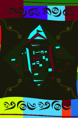 尼泊尔的密藏文化原创神秘风印花华亿平台图片