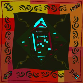 尼泊尔的密藏文化原创神秘风印花华亿平台图片