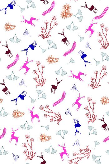 646542-童装鹿儿 白色底