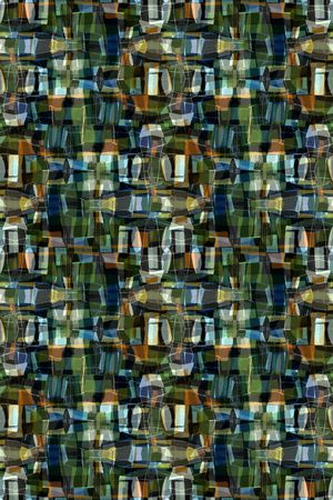 不规则几何印花华亿平台图片