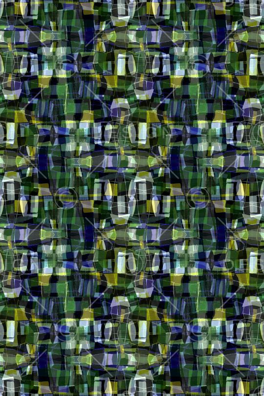 不规则几何印花华亿平台图片