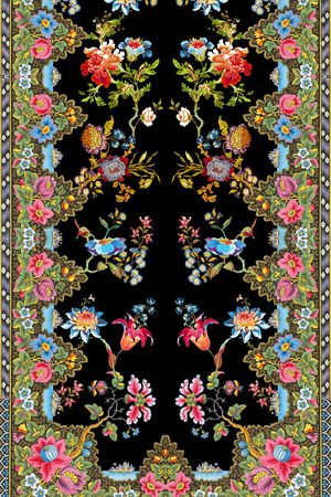 民族风印花华亿平台图片