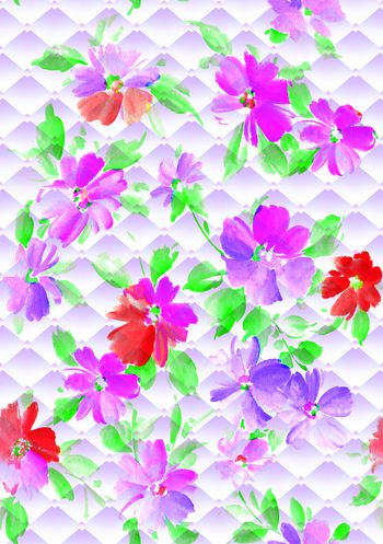 花朵印花华亿平台图片