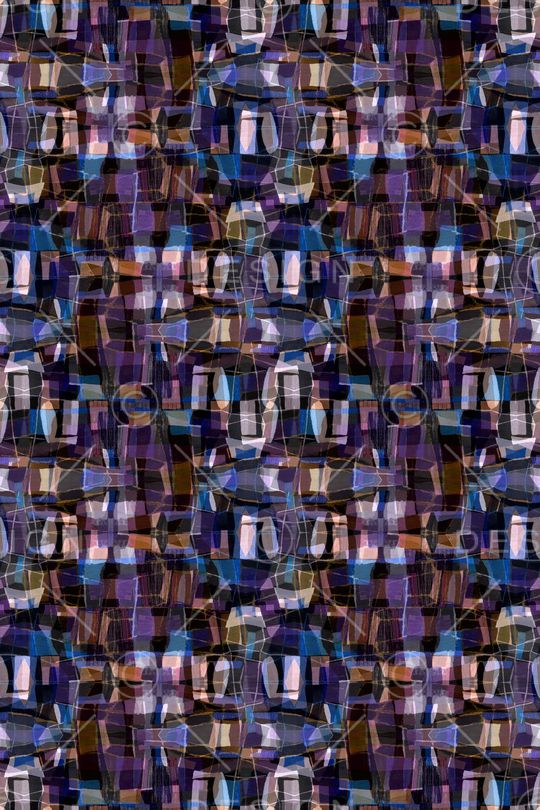 不规则几何印花华亿平台图片