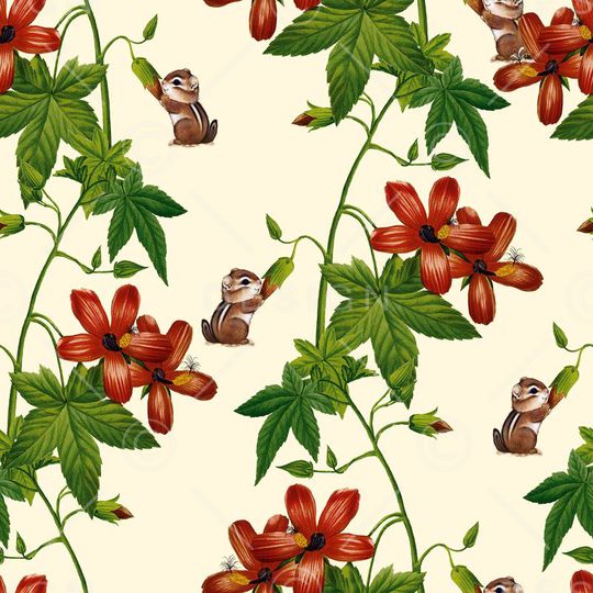 花朵印花华亿平台图片