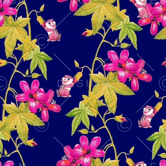 花朵印花华亿平台图片