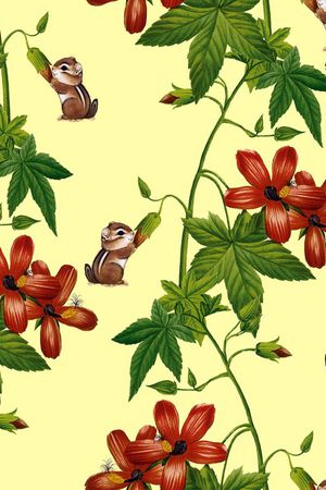 花朵印花华亿平台图片