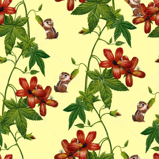 花朵印花华亿平台图片