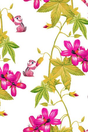 花朵印花华亿平台图片