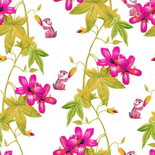 花朵印花华亿平台图片