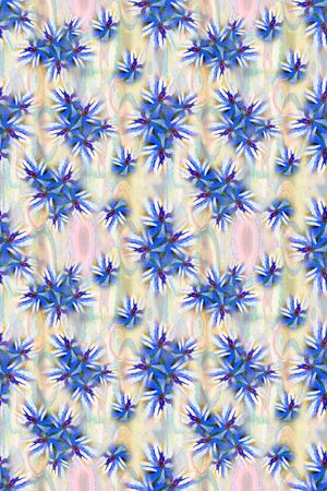 抽象花卉印花华亿平台图片