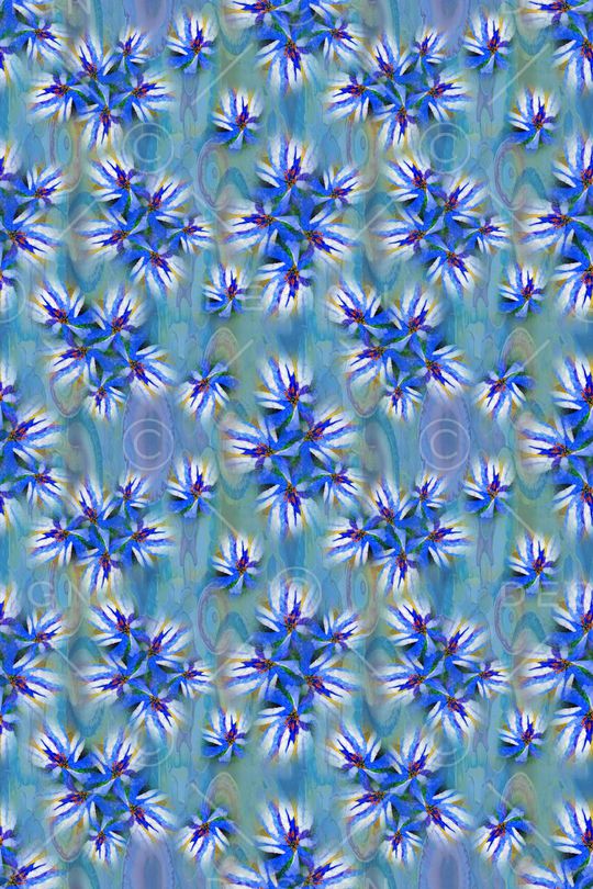 抽象花卉印花华亿平台图片