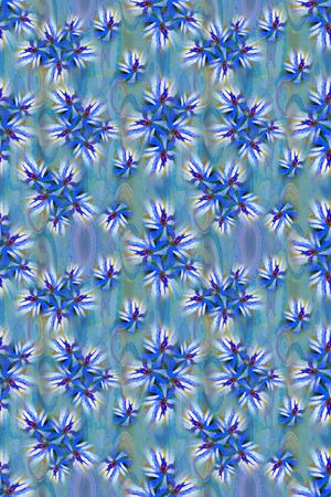 抽象花卉印花华亿平台图片