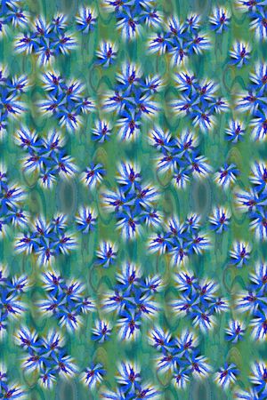 抽象花卉印花华亿平台图片