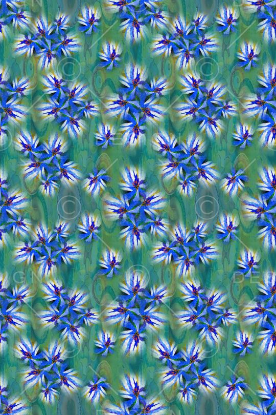 抽象花卉印花华亿平台图片