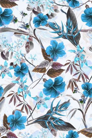 手绘印花华亿平台图片