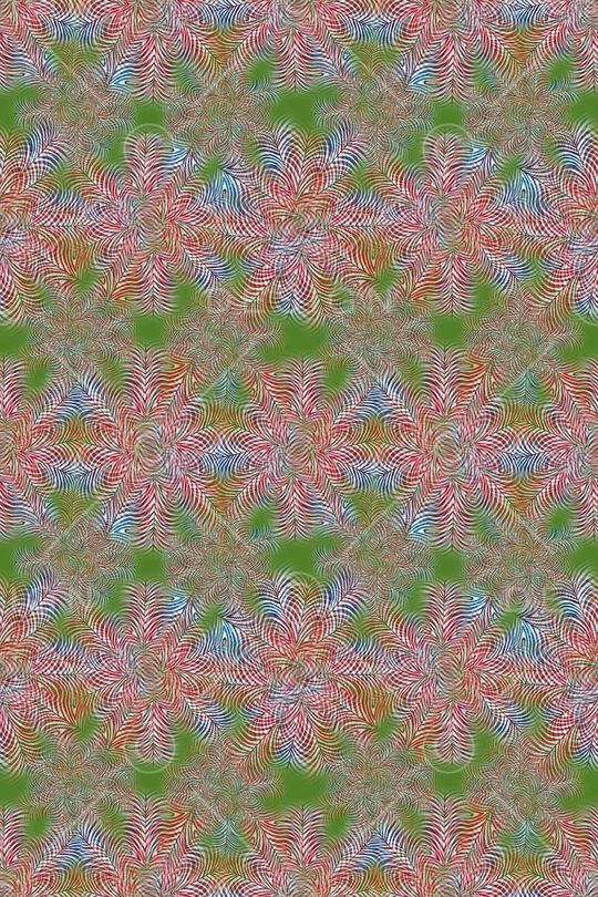 热带植物印花华亿平台图片