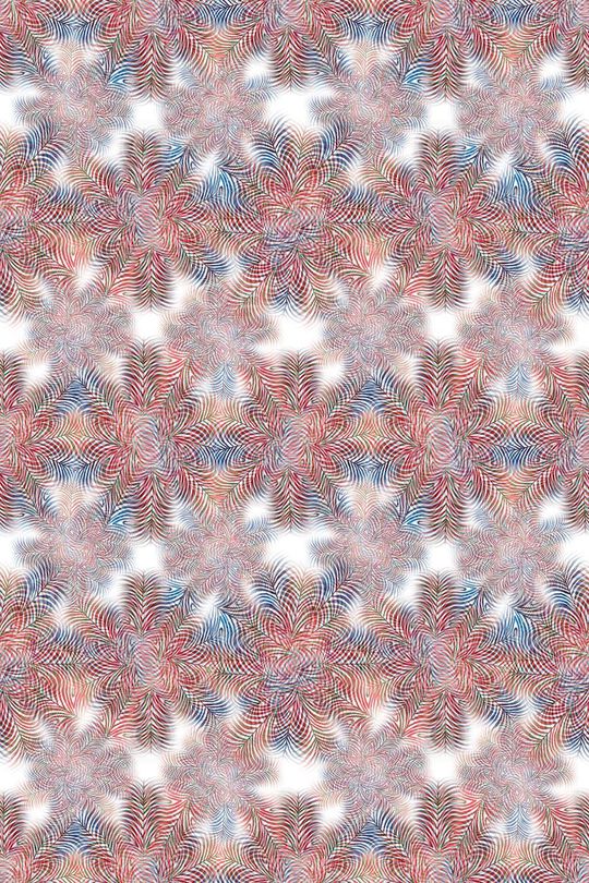 热带植物印花华亿平台图片