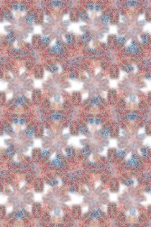 热带植物印花华亿平台图片