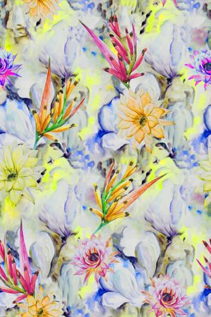 水彩印花华亿平台图片