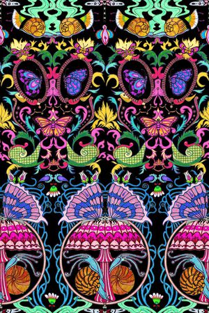 线描印花华亿平台图片