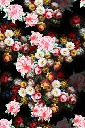 中国风印花华亿平台图片