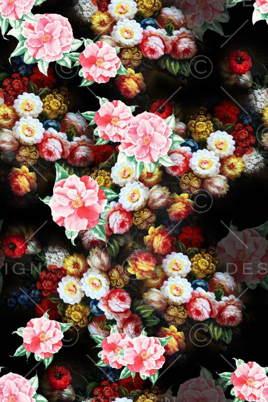 中国风印花华亿平台图片