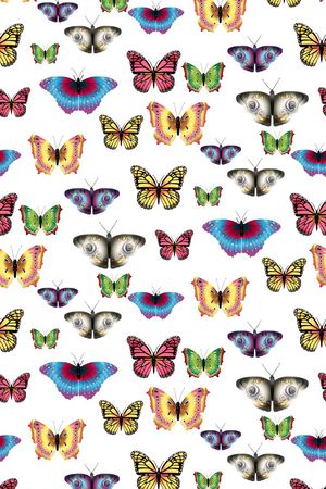 动物、昆虫、蝴蝶印花华亿平台图片