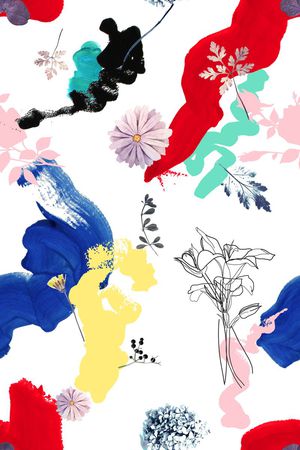 流行时尚印花华亿平台图片