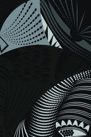 意识流概念风暗款哥特插画印花华亿平台图片