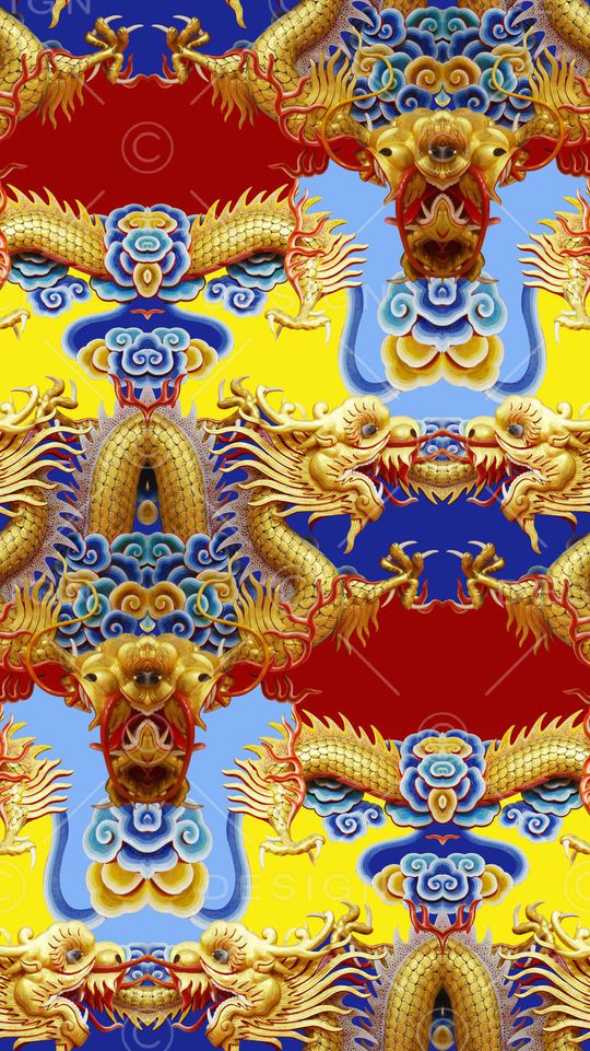 中国风、浮雕、色块印花华亿平台图片