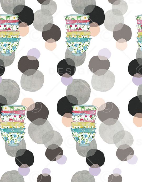 波点印花华亿平台图片