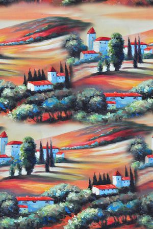 风景印花华亿平台图片