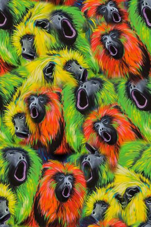 猴子印花华亿平台图片