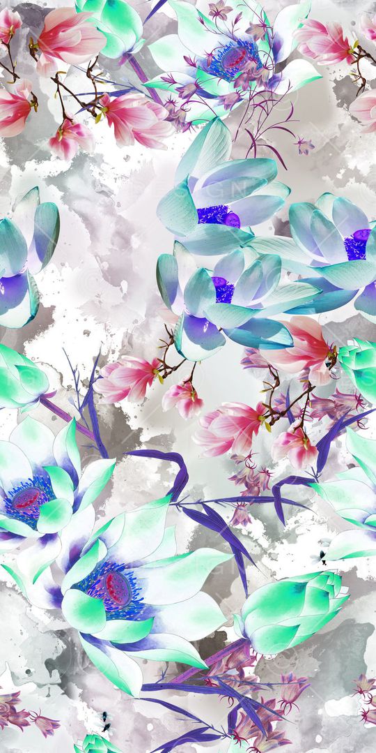 手绘印花华亿平台图片