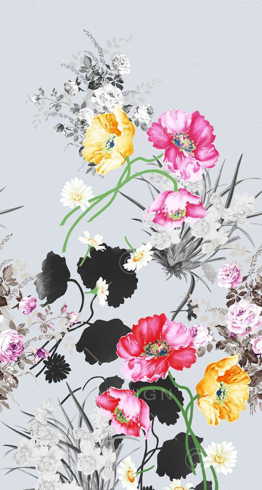 手绘印花华亿平台图片