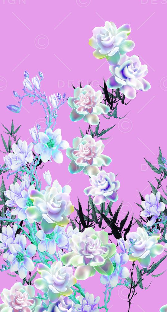 花朵印花华亿平台图片