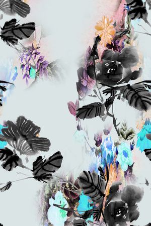 手绘印花华亿平台图片