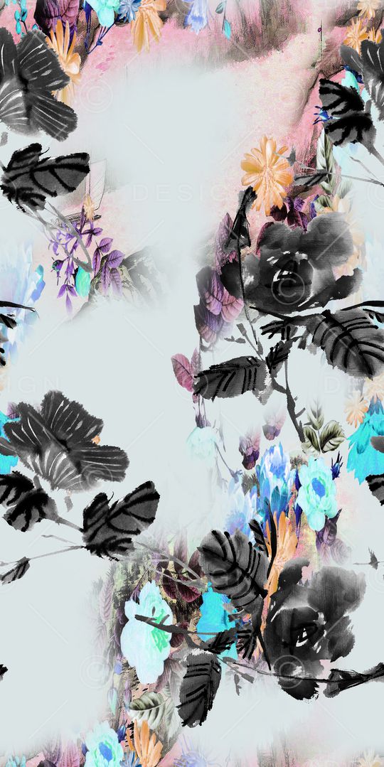 手绘印花华亿平台图片