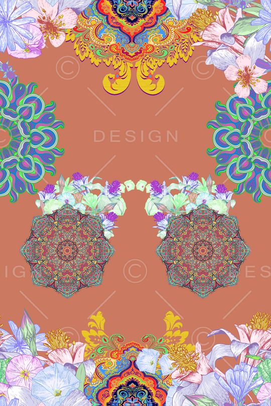 手绘印花华亿平台图片