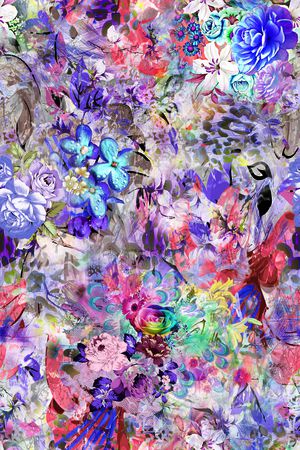 手绘印花华亿平台图片