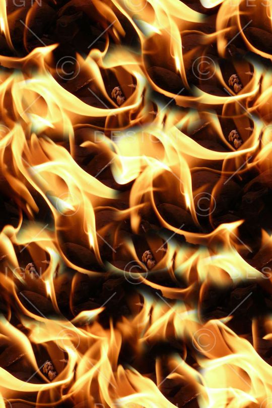 时尚抽象碳灰火焰数码印花印花华亿平台图片