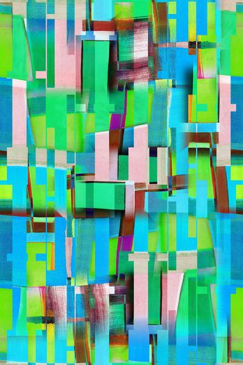 647427-油画质感手绘条纹