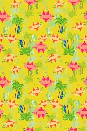 比基尼印花华亿平台图片